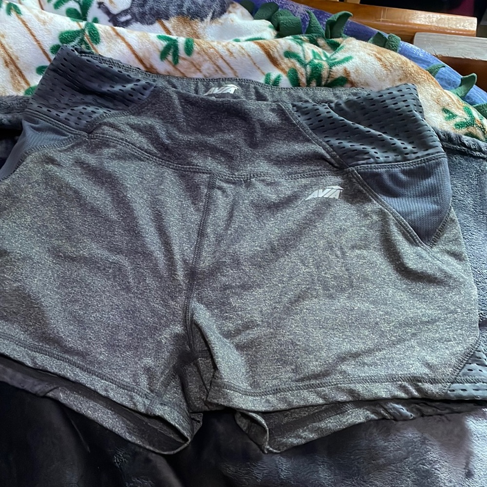 Dark grey, Avia, athletic bike like shorts, new